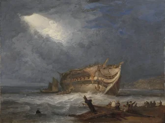 Het wrak van de Dutton, een Oost-Indiëvaarder